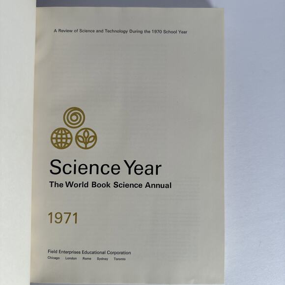 Vintage Science Year The World Book Science Annual 1971 Excellent Condition - Picture 7 of 9